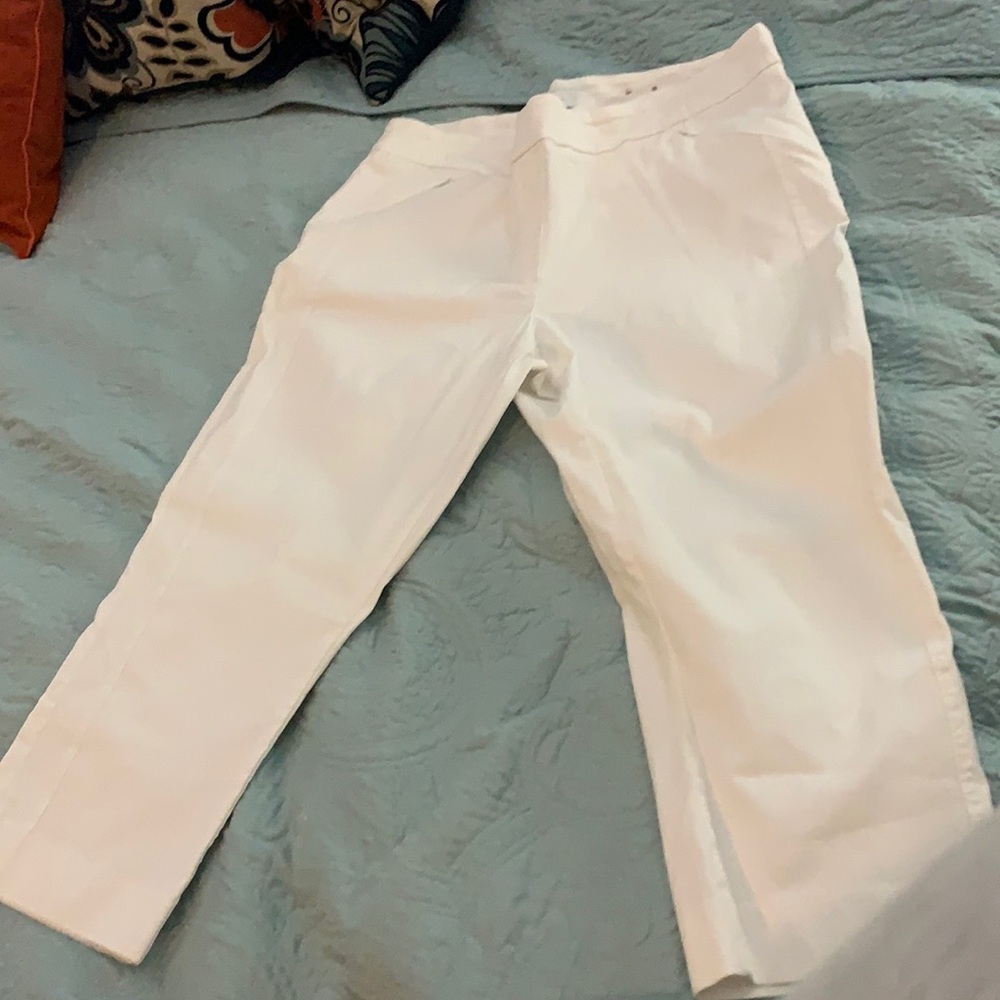 Stretch dress capris